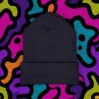 Embroidered 'ABSTRAX' Cuffed Beanie – Streetwear Knit Hat