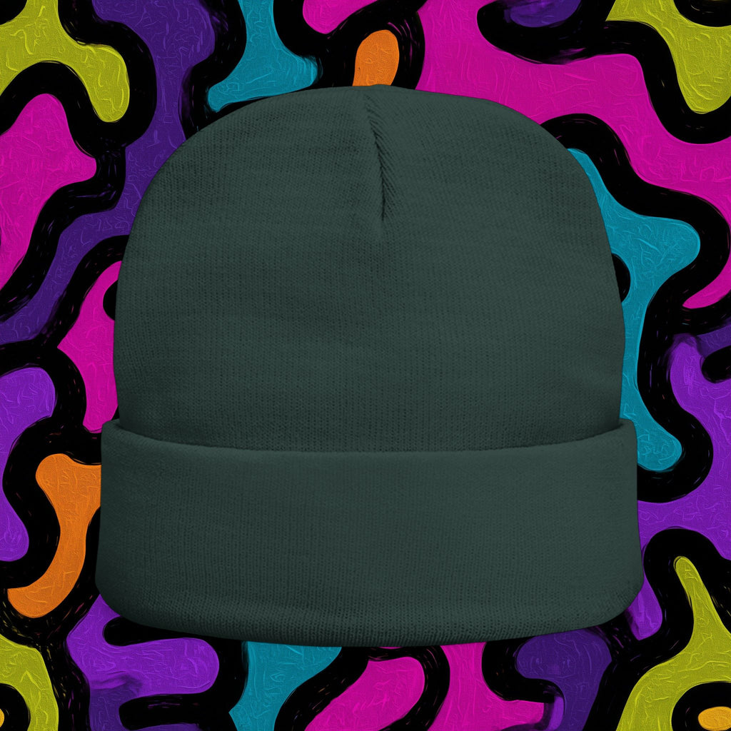 Embroidered 'ABSTRAX' Christmas Knit Beanie