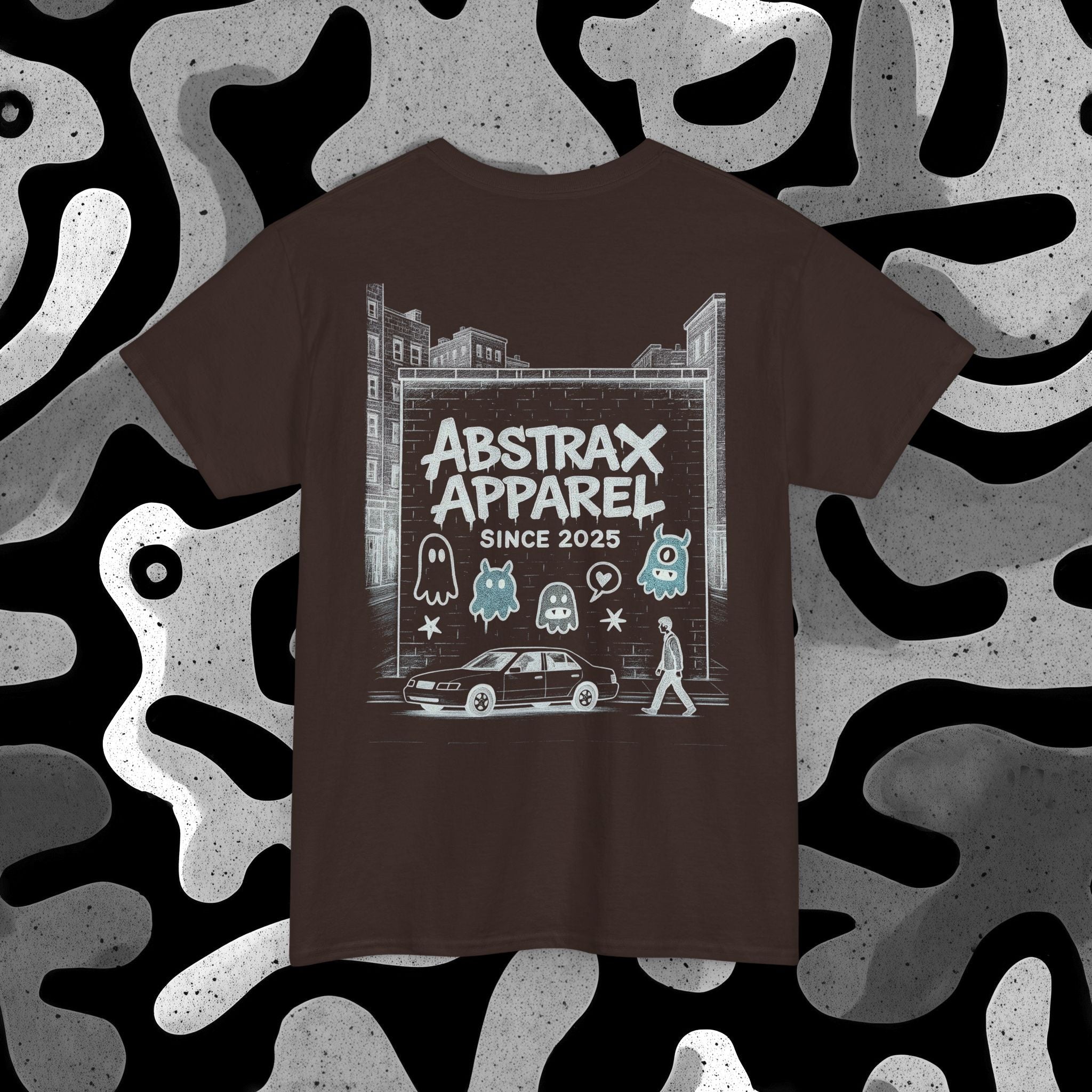 ABSTRAX MURAL T-SHIRT (DARK)