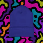 Embroidered 'ABSTRAX' Cuffed Beanie – Streetwear Knit Hat