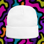 Embroidered 'ABSTRAX' Christmas Knit Beanie