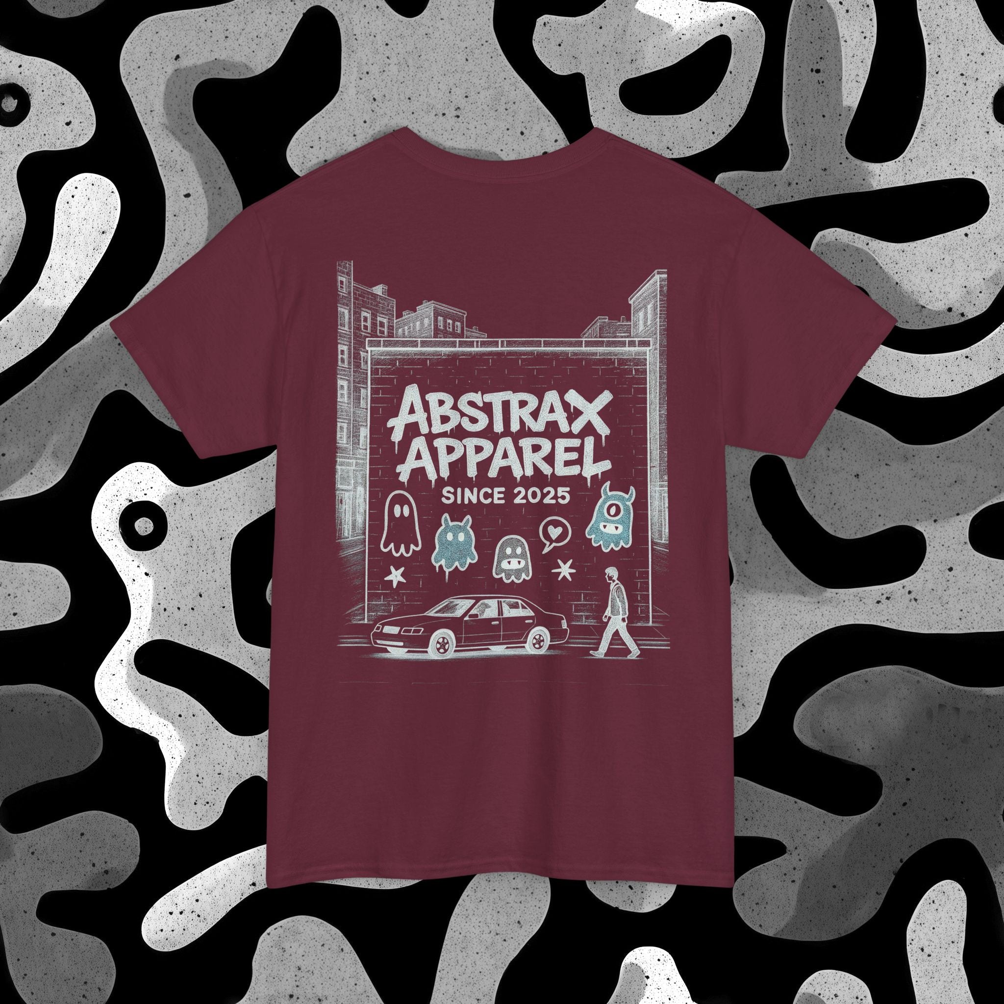 ABSTRAX MURAL T-SHIRT (DARK)