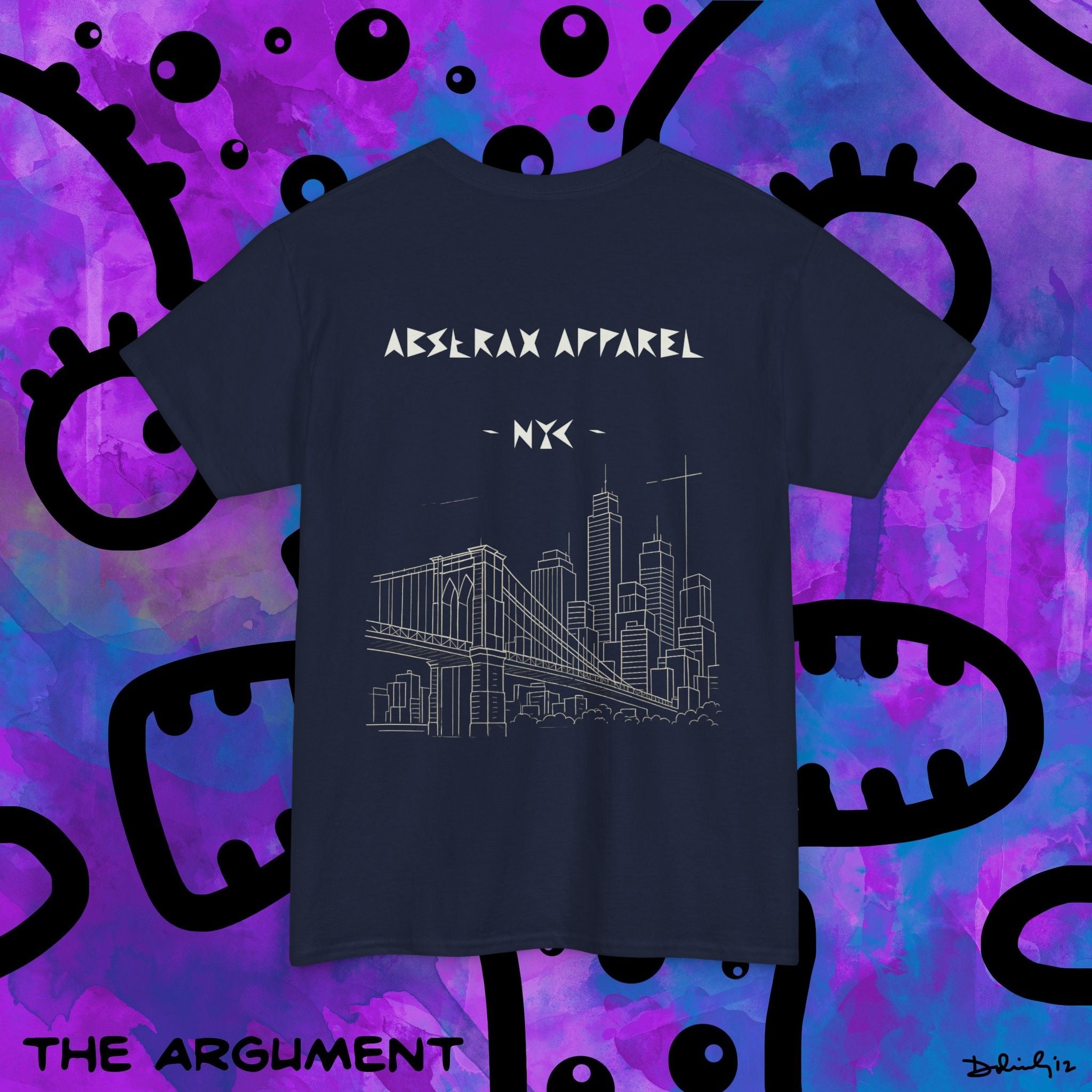 NYC SKYLINE TEE — Abstrax Apparel Graphic Tee (Dark)