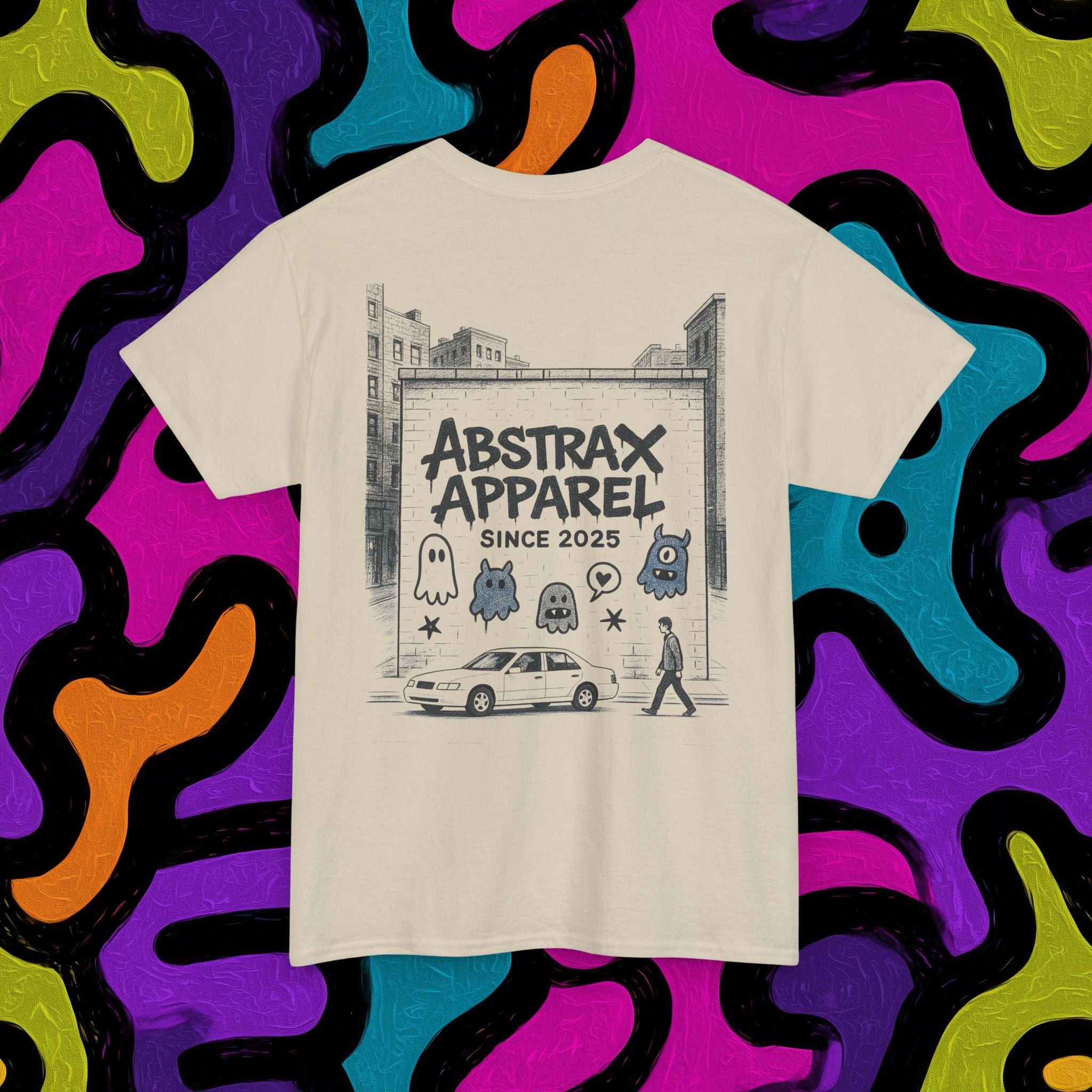 ABSTRAX MURAL T-SHIRT (LIGHT)
