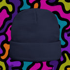 Embroidered 'ABSTRAX' Christmas Knit Beanie