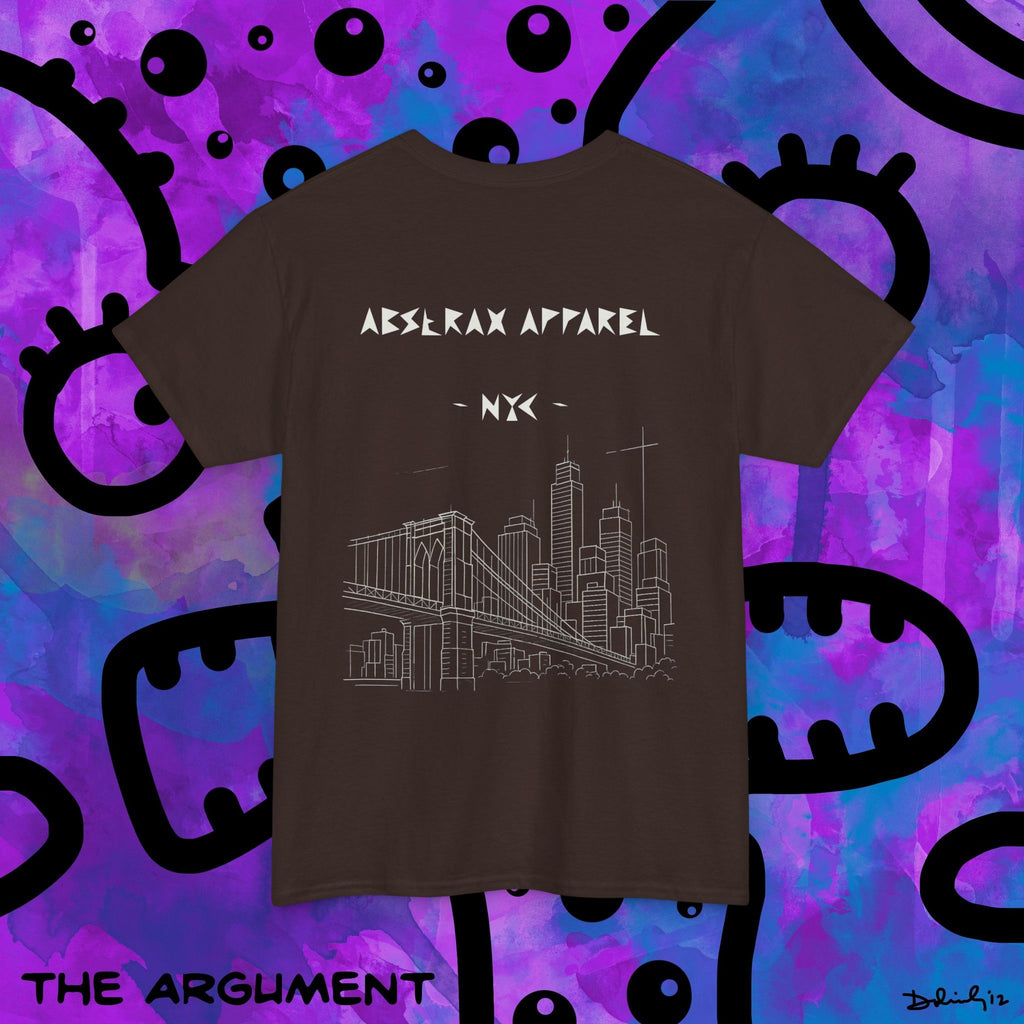 NYC SKYLINE TEE — Abstrax Apparel Graphic Tee (Dark)