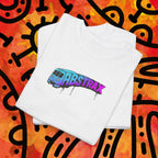 NYC Doodle Graphic Tee — Subway & Taxi Sketch T-Shirt