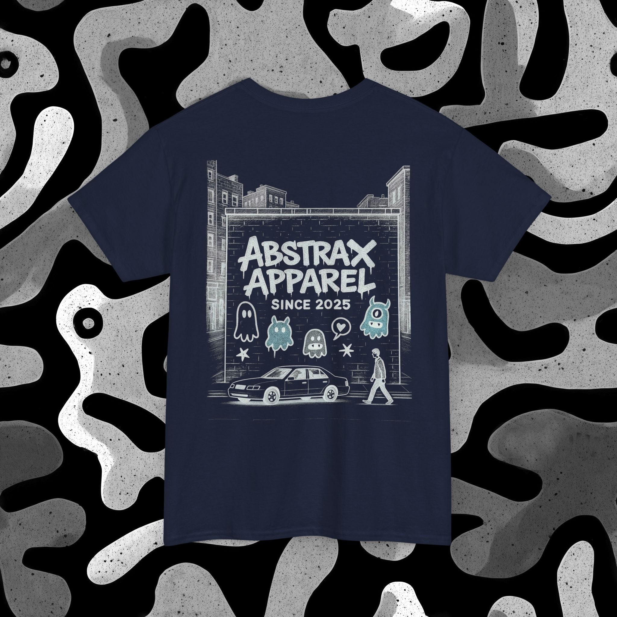 ABSTRAX MURAL T-SHIRT (DARK)