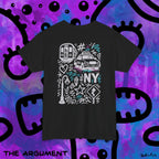 NYC Graffiti Taxi Tee — Retro Subway & Cab Street Art T-Shirt