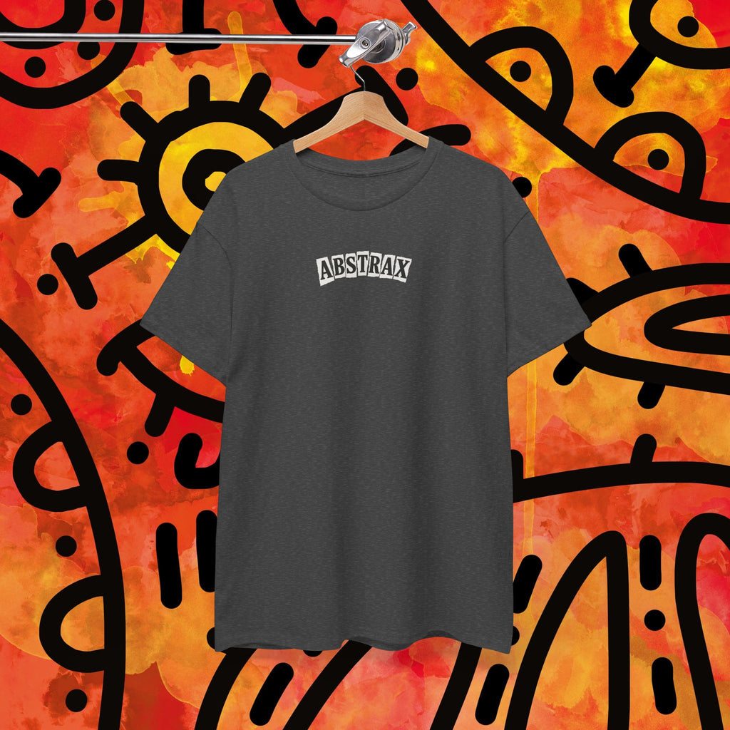 Abstrax Skateboard Tee — Vintage Skate Graphic Black T‑Shirt