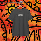 Abstrax Skateboard Tee — Vintage Skate Graphic Black T‑Shirt