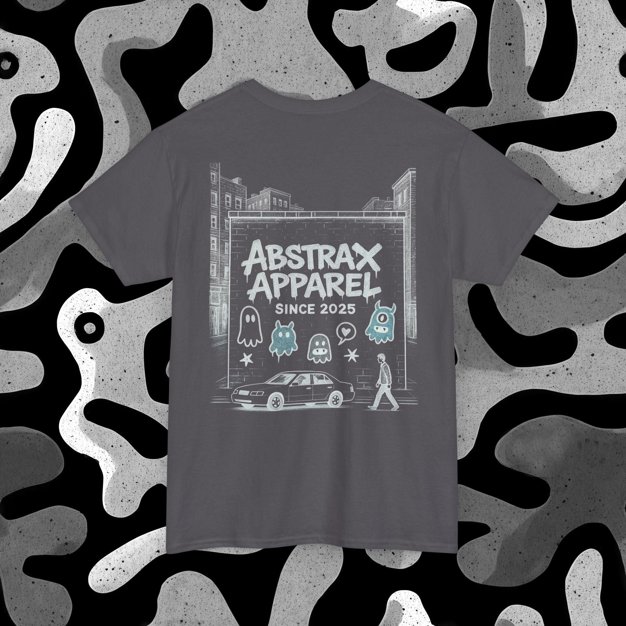 ABSTRAX MURAL T-SHIRT (DARK)