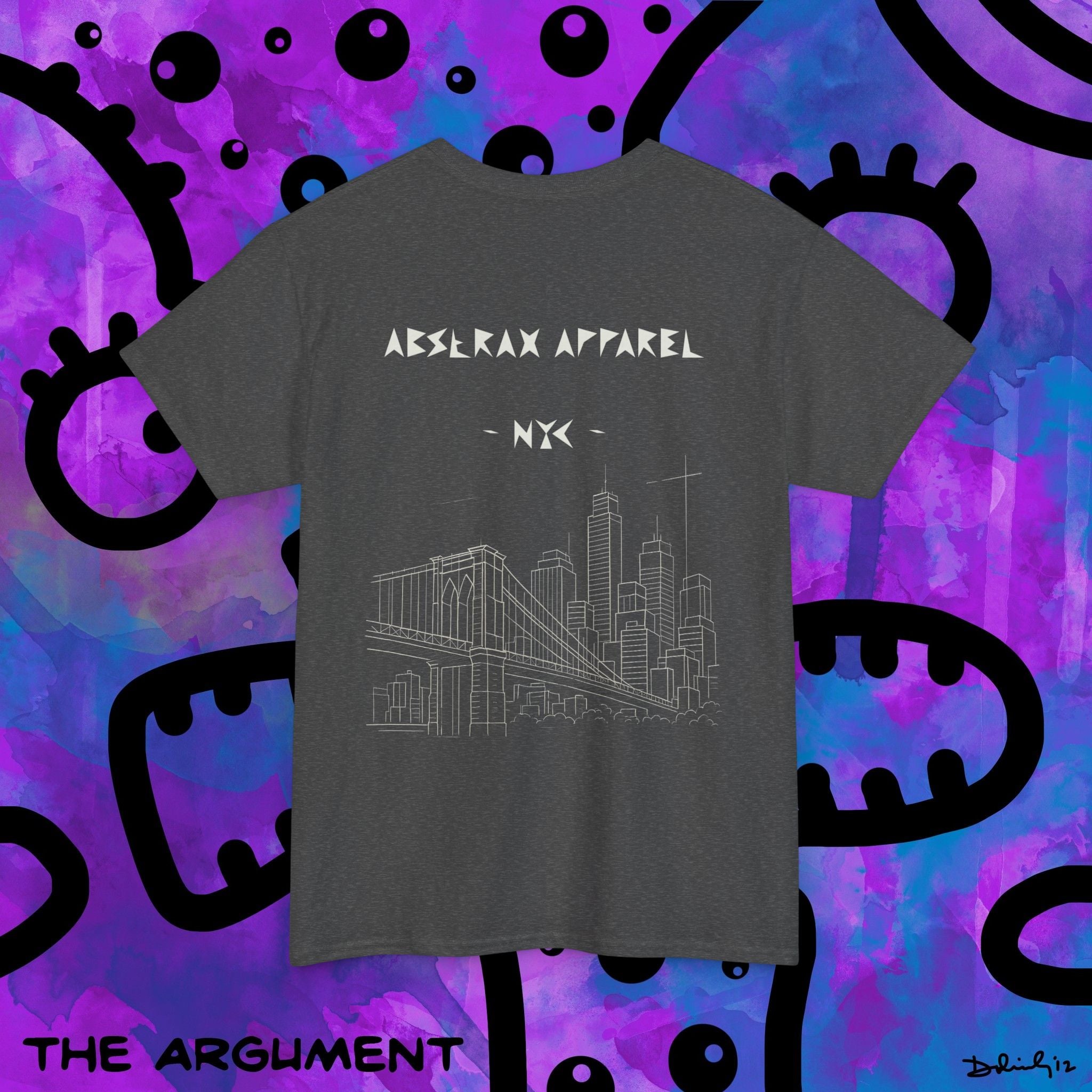 NYC SKYLINE TEE — Abstrax Apparel Graphic Tee (Dark)