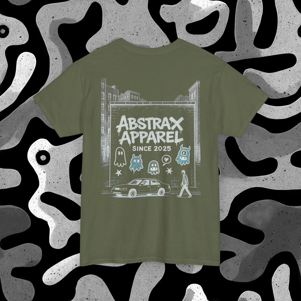 ABSTRAX MURAL T-SHIRT (DARK)