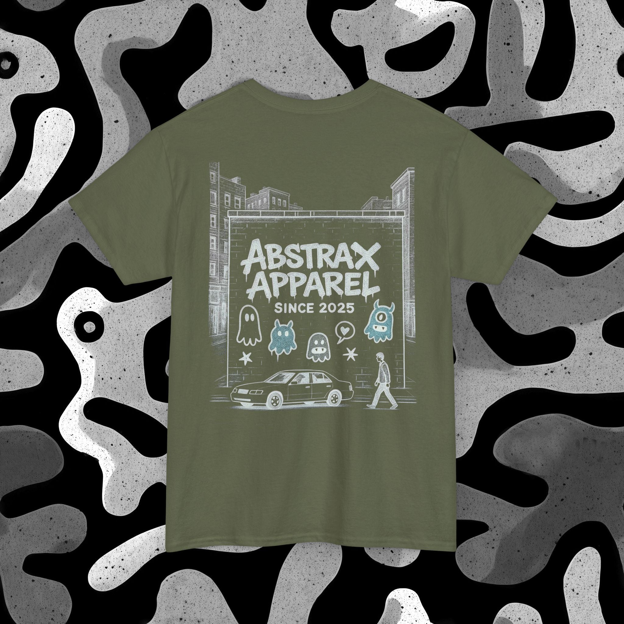 ABSTRAX MURAL T-SHIRT (DARK)