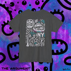 NYC Graffiti Taxi Tee — Retro Subway & Cab Street Art T-Shirt