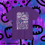 NYC Graffiti Taxi Tee — Retro Subway & Cab Street Art T-Shirt