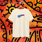 NYC Doodle Graphic Tee — Subway & Taxi Sketch T-Shirt