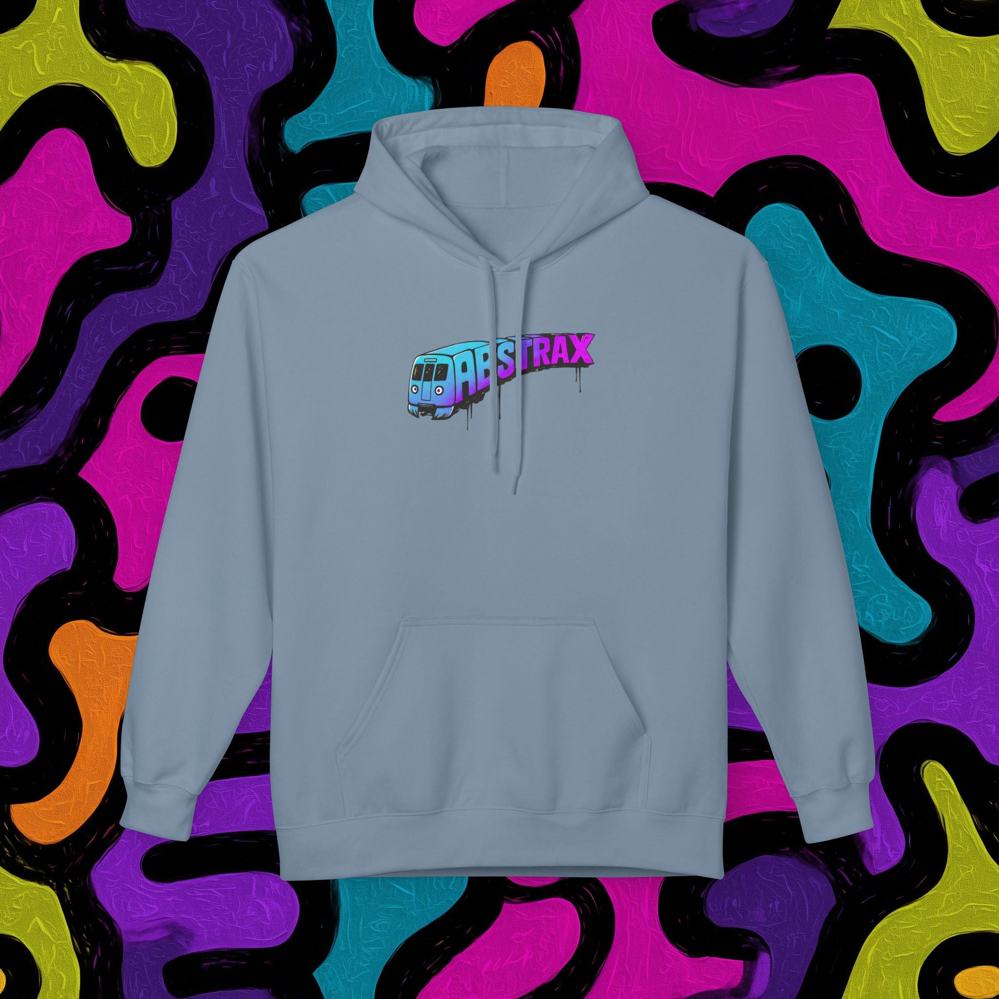 ABSTRAX NY SUBWAY HOODIE (LIGHT)