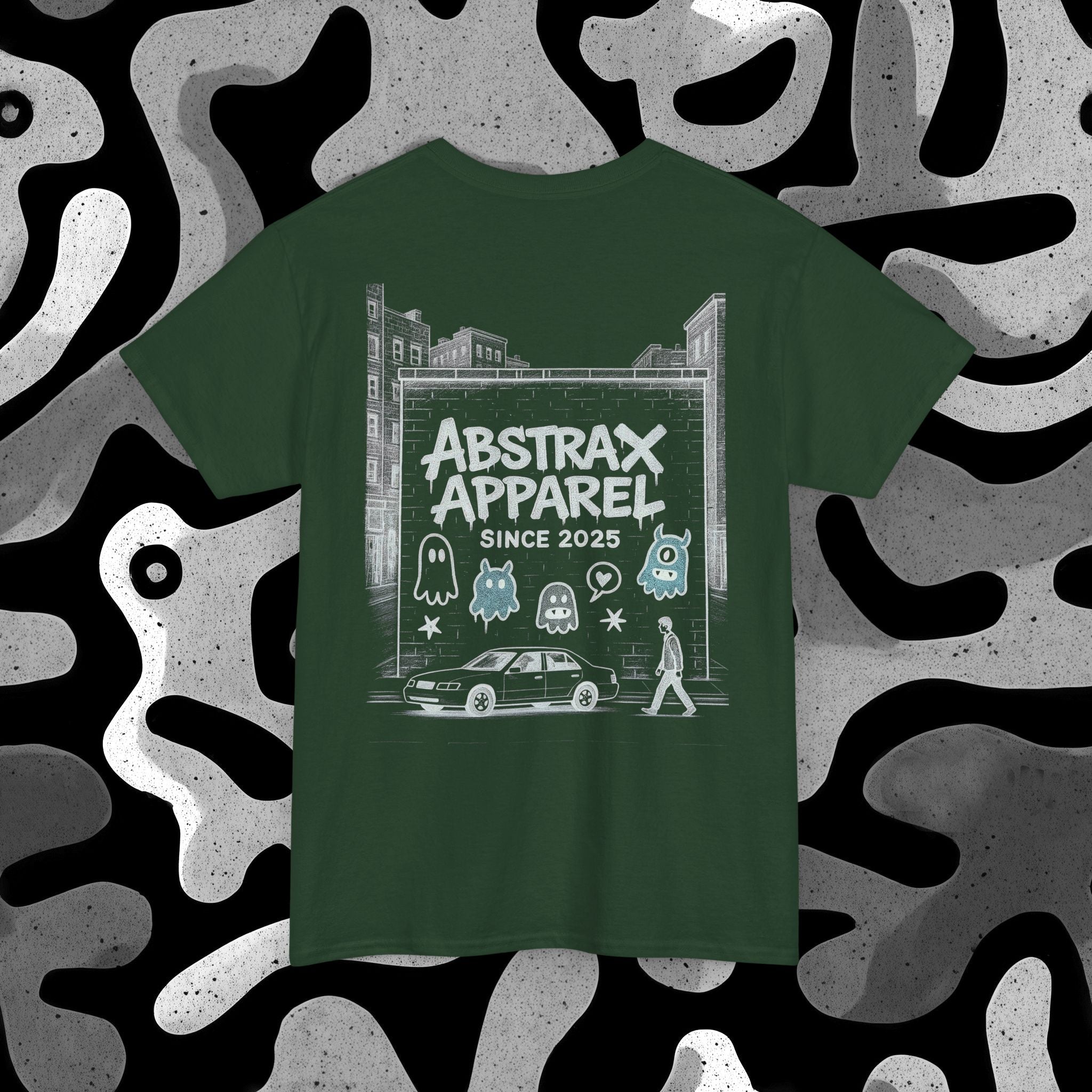 ABSTRAX MURAL T-SHIRT (DARK)