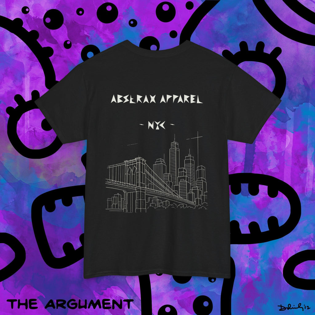 NYC SKYLINE TEE — Abstrax Apparel Graphic Tee (Dark)