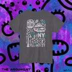 NYC Graffiti Taxi Tee — Retro Subway & Cab Street Art T-Shirt