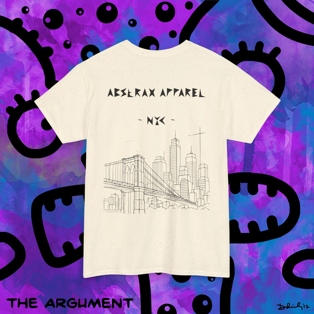 NYC SKYLINE TEE — Abstrax Apparel Graphic T‑Shirt