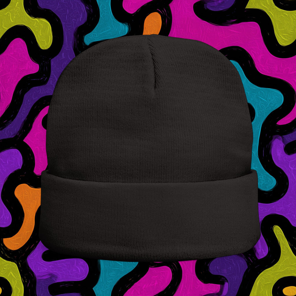 Embroidered 'ABSTRAX' Christmas Knit Beanie