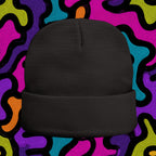 Embroidered 'ABSTRAX' Christmas Knit Beanie