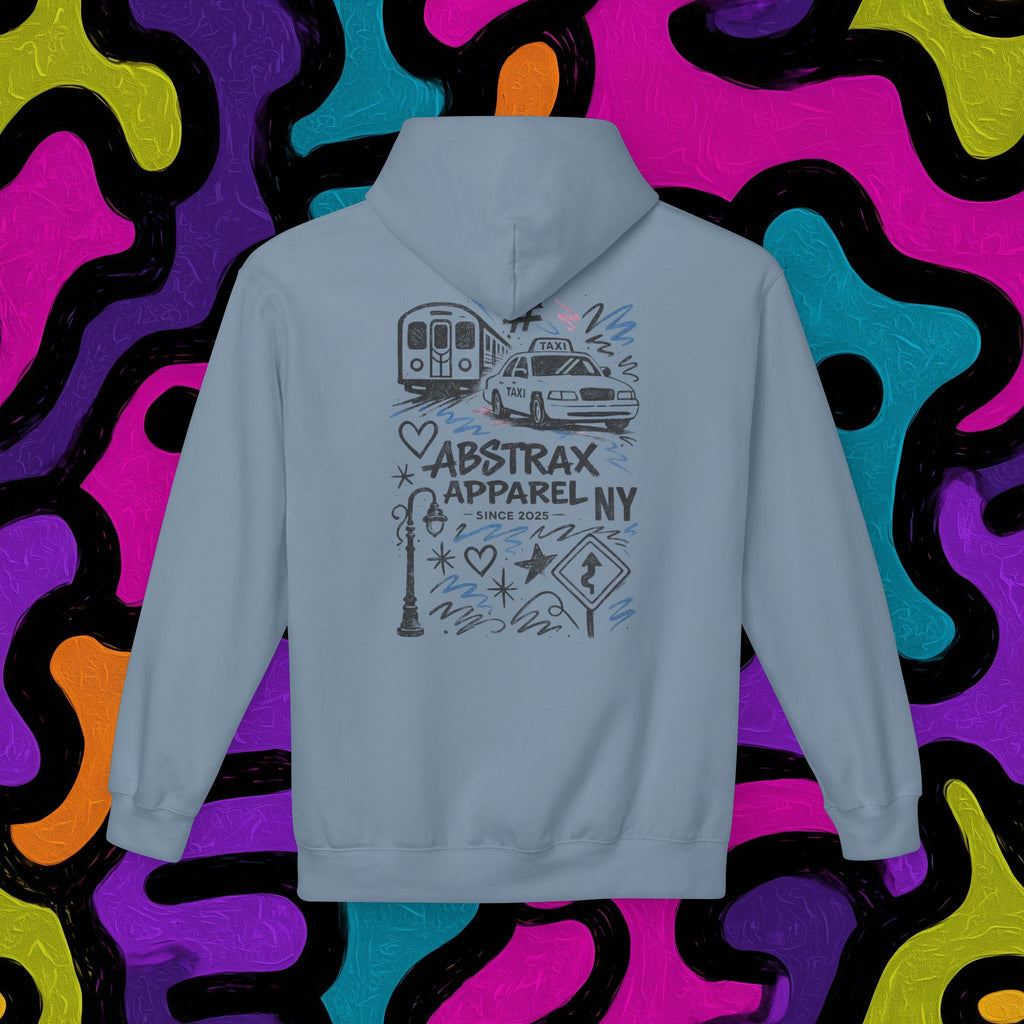 ABSTRAX NY SUBWAY HOODIE (LIGHT)
