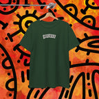 Abstrax Skateboard Tee — Vintage Skate Graphic Black T‑Shirt