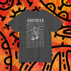 Abstrax Skateboard Tee — Vintage Skate Graphic Black T‑Shirt