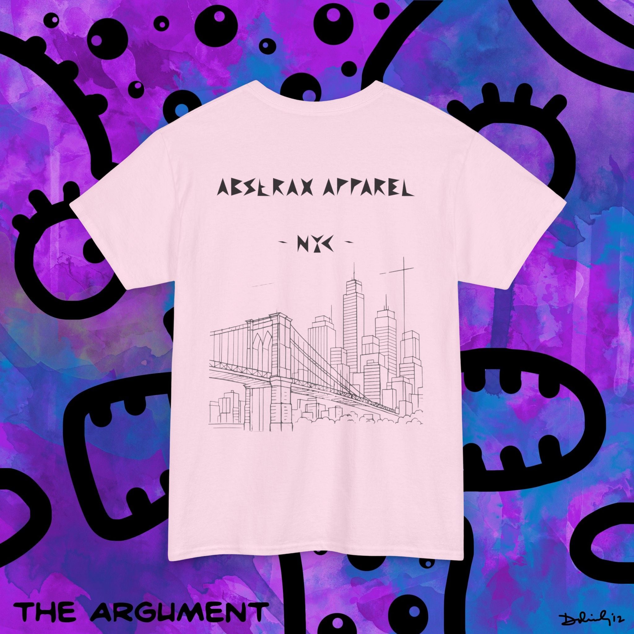 NYC SKYLINE TEE — Abstrax Apparel Graphic T‑Shirt