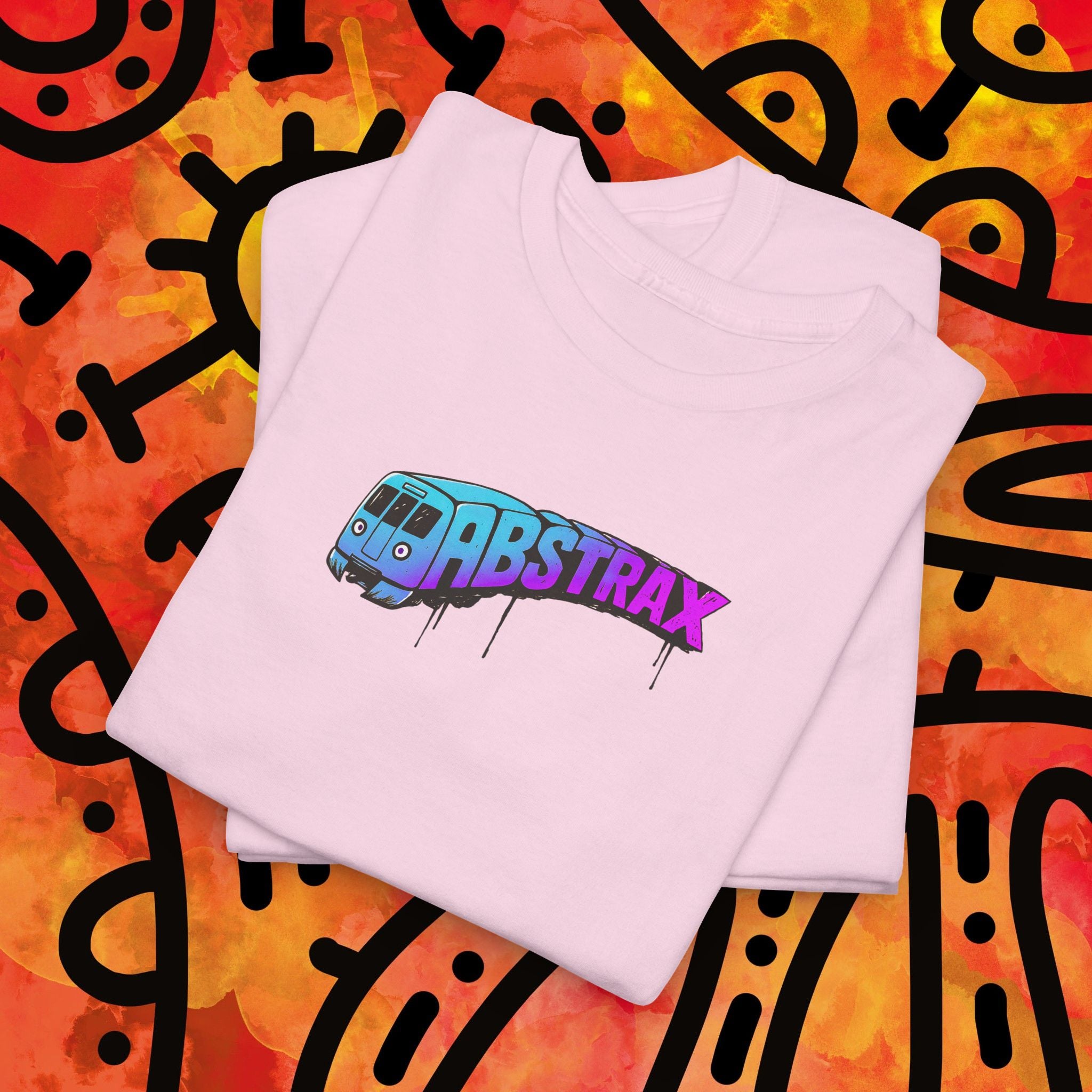 NYC Doodle Graphic Tee — Subway & Taxi Sketch T-Shirt